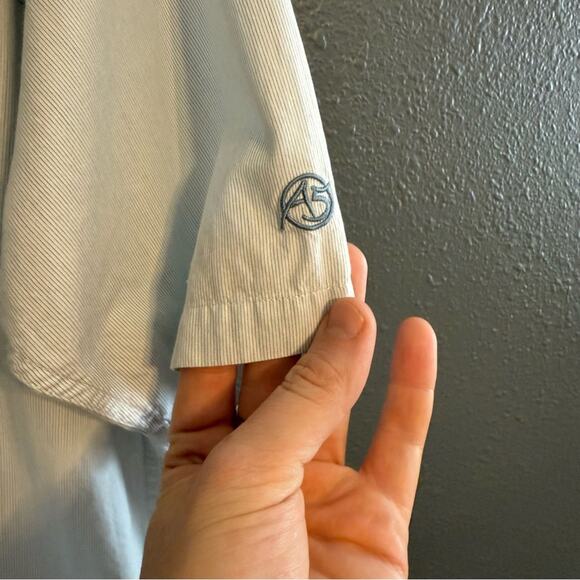 North Face A5 Series Short Sleeve Button Down Size L - Picture 4 of 5